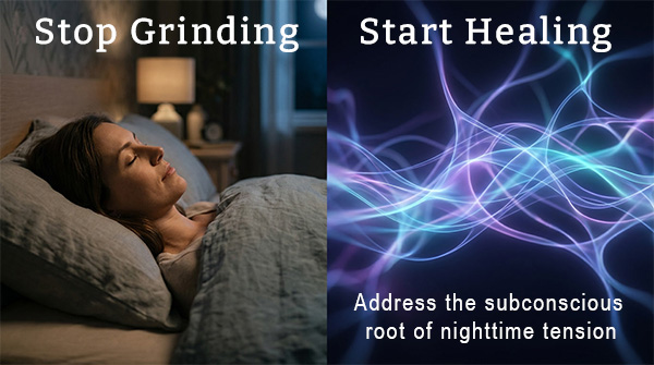 stop grinding and clenching teeth at night using self hypnosis