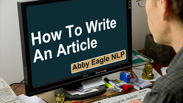 How to write an article using NLP.