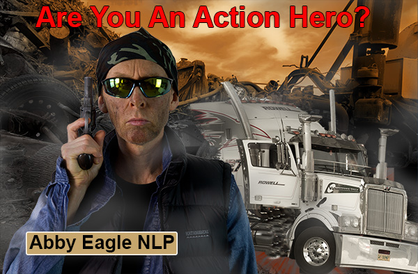 What is the personality type of the action hero?